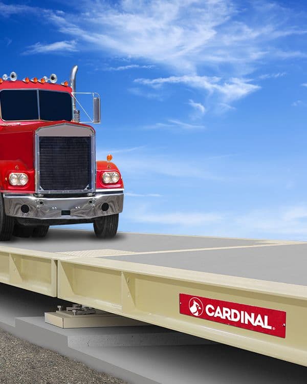 ARMOR Concrete Deck Truck Scales with Guardian Hydraulic Load Cells