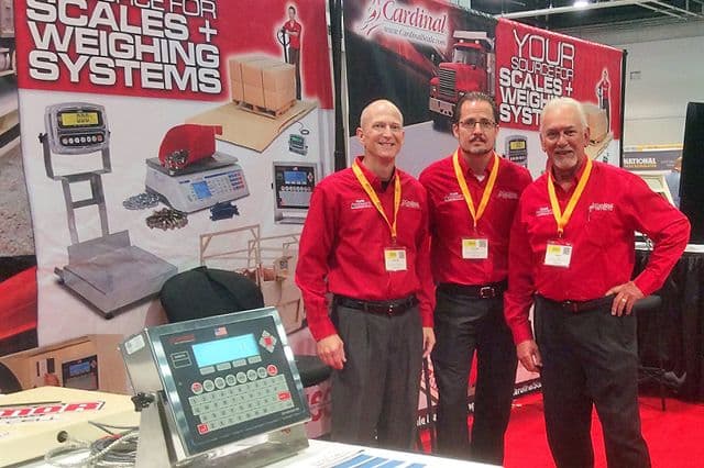 2019 Cardinal Scale Trade Show Schedule