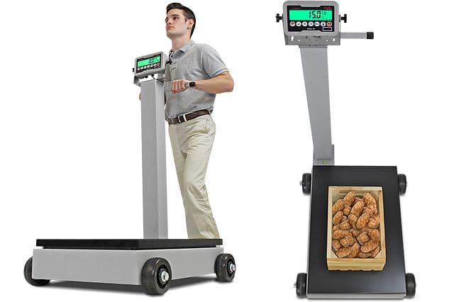 Rolling Column Scales Now Available with Rechargeable Battery Power