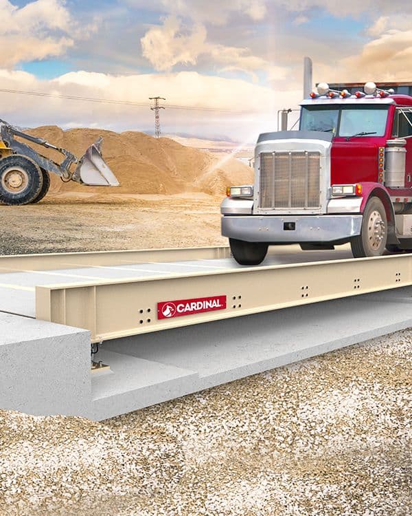 Olympus Concrete Deck Truck Scales with DC Digital Load Cells
