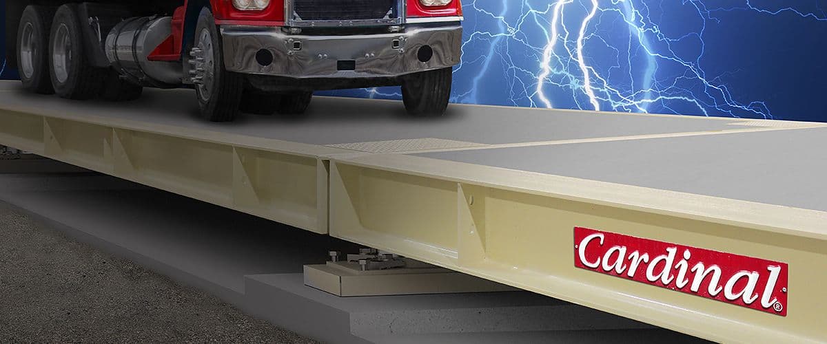 ARMOR Concrete Deck Truck Scales with Guardian Hydraulic Load Cells