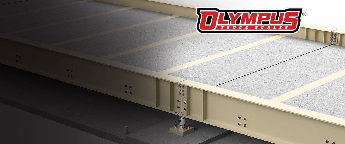 Olympus Concrete Deck Truck Scales with DC Digital Load Cells